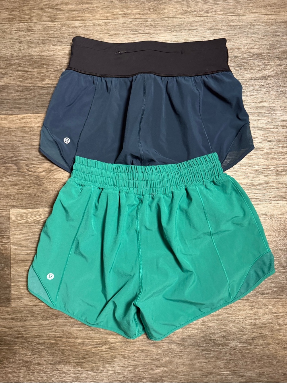 lululemon athletica Women’s Athletic Shorts - Navy and Teal